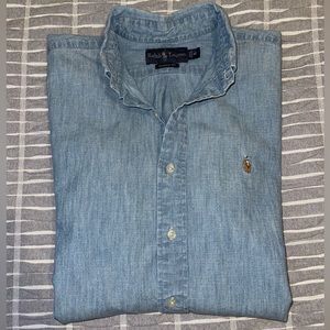 Men’s Polo by Ralph Lauren Chambray Shirt size Medium